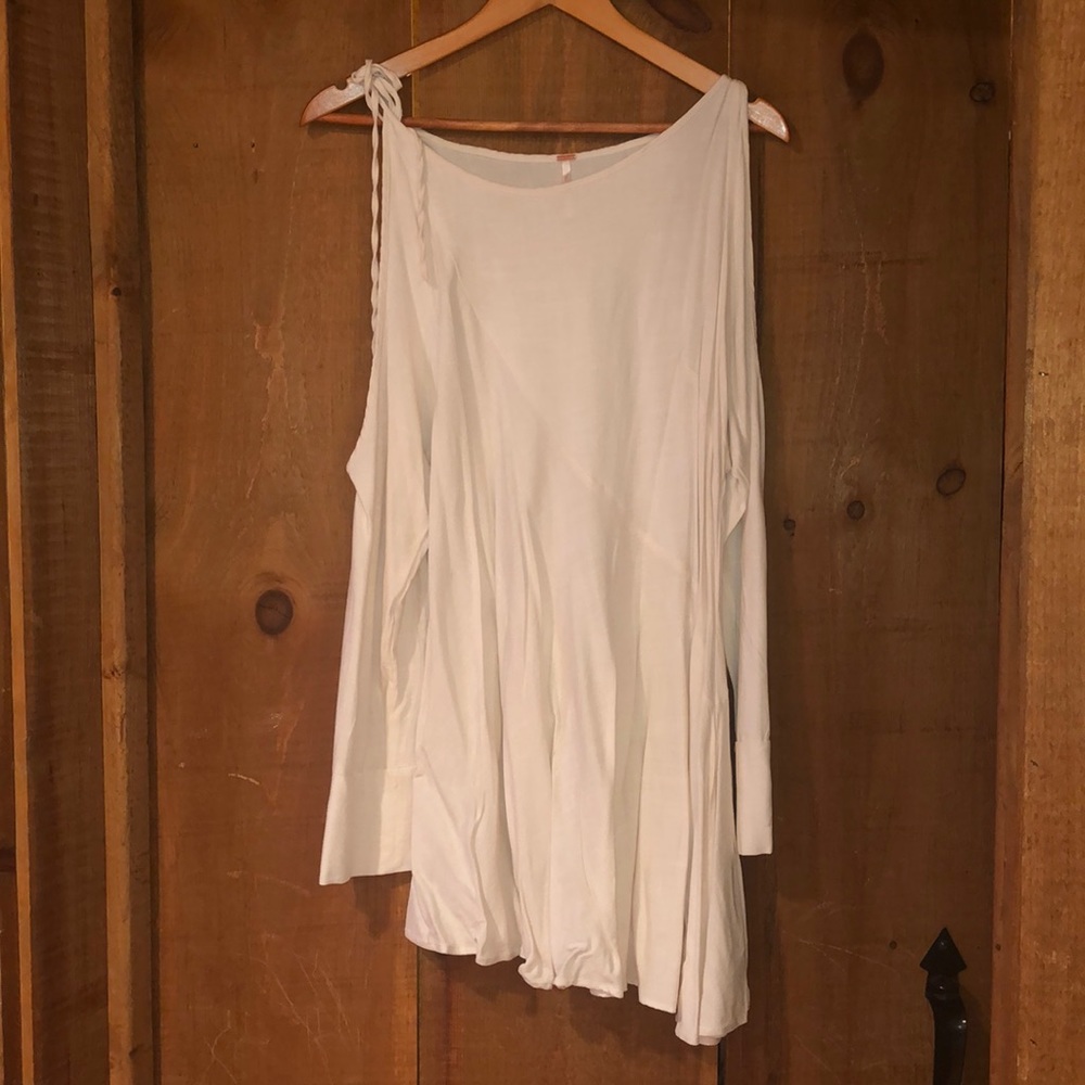 Free People Cold Shoulder Long Sleeve Dress